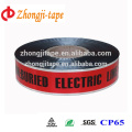 Factory supply underground electric line warning tape